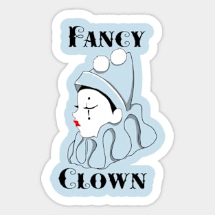 Fancy Clown Sticker